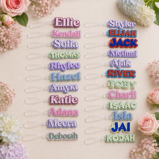 PERSONALISED NAME BAG TAG