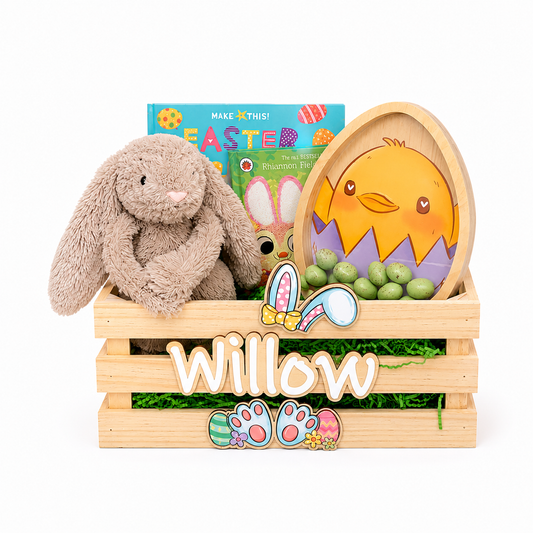 PERSONALISED EASTER BUNNY CRATE