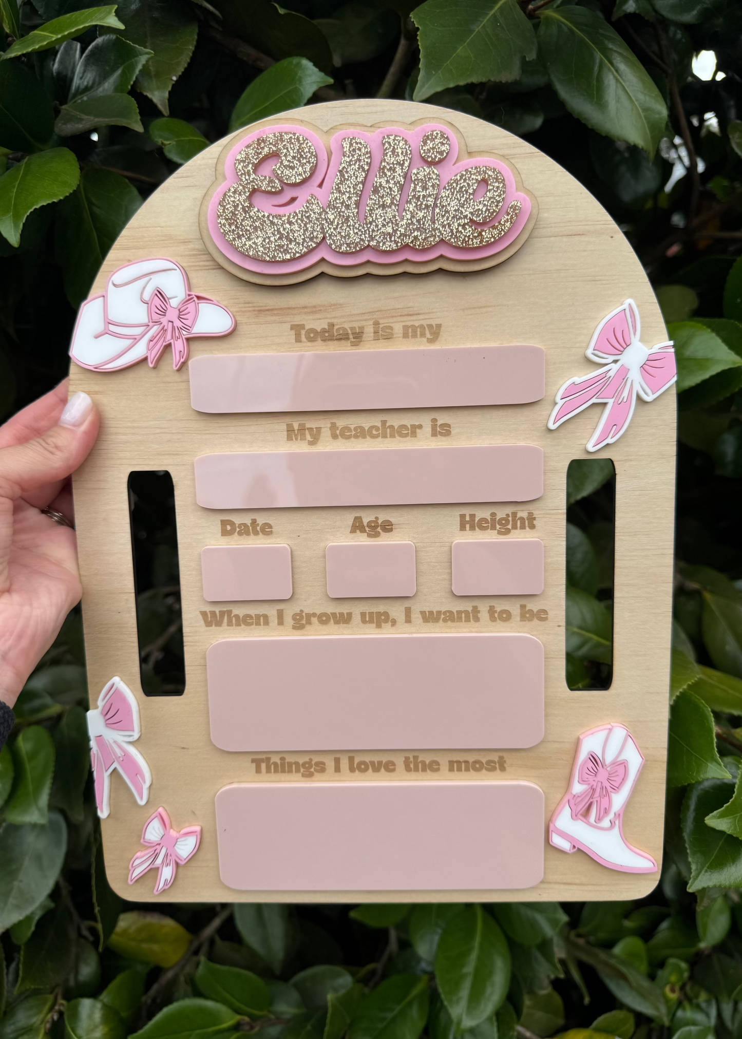 ARCH WESTERN FIRST / LAST DAY BOARD - WHITE SET