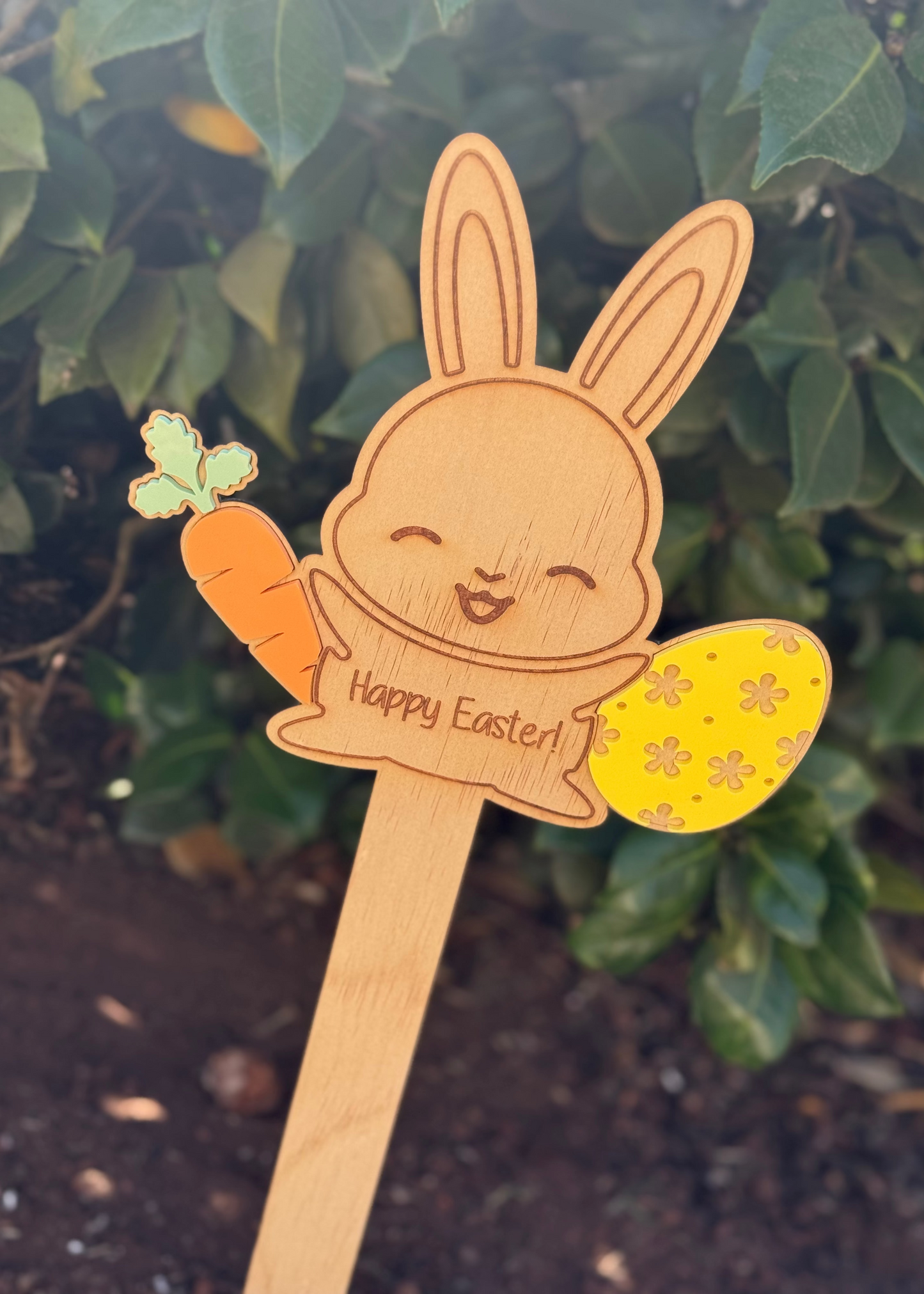HAPPY EASTER STICK DECORATION