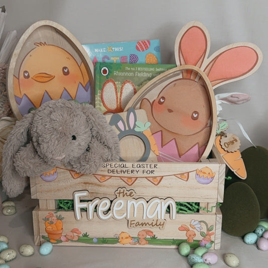 PERSONALISED EASTER DELIVERY CRATE