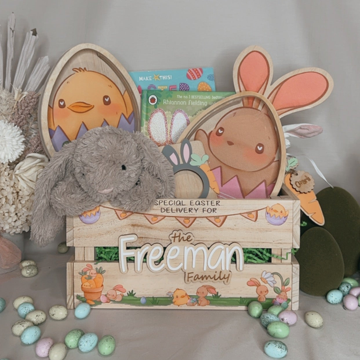 PERSONALISED EASTER DELIVERY CRATE