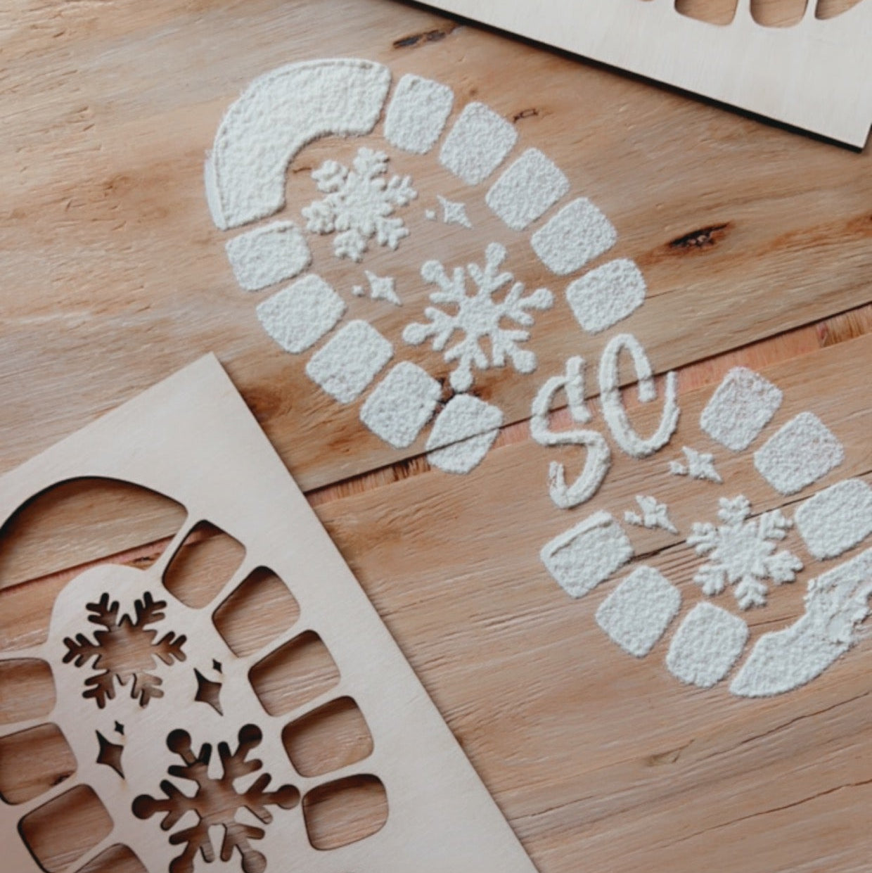 SANTA BOOT STENCIL