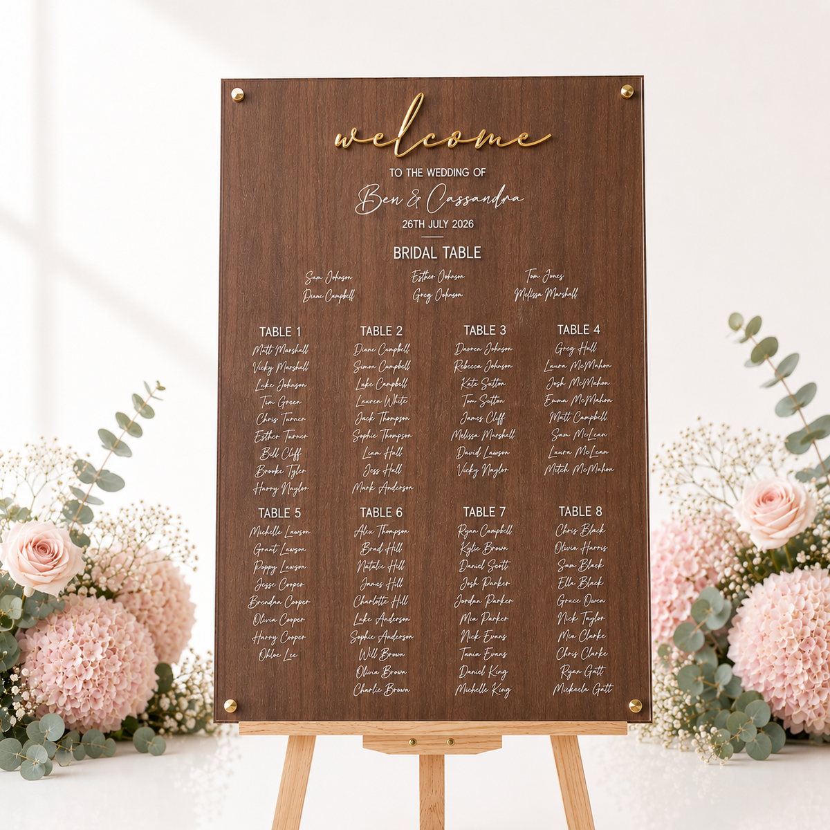 SEATING CHARTS