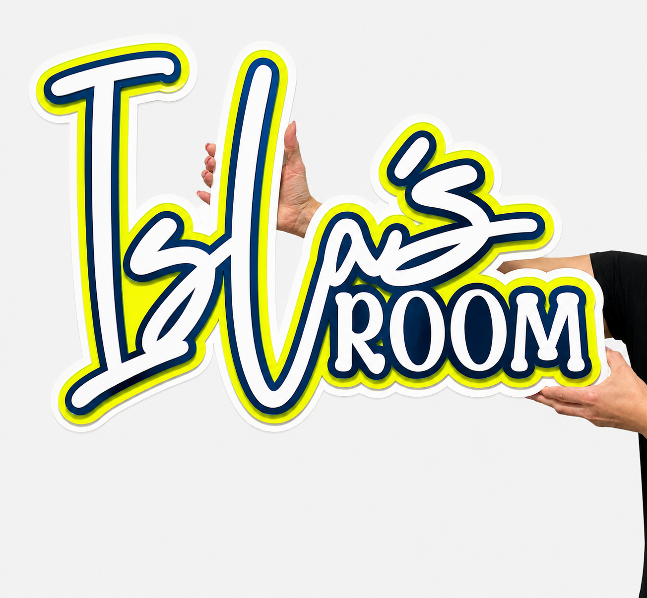XL ROOM NEON NAME SIGNS