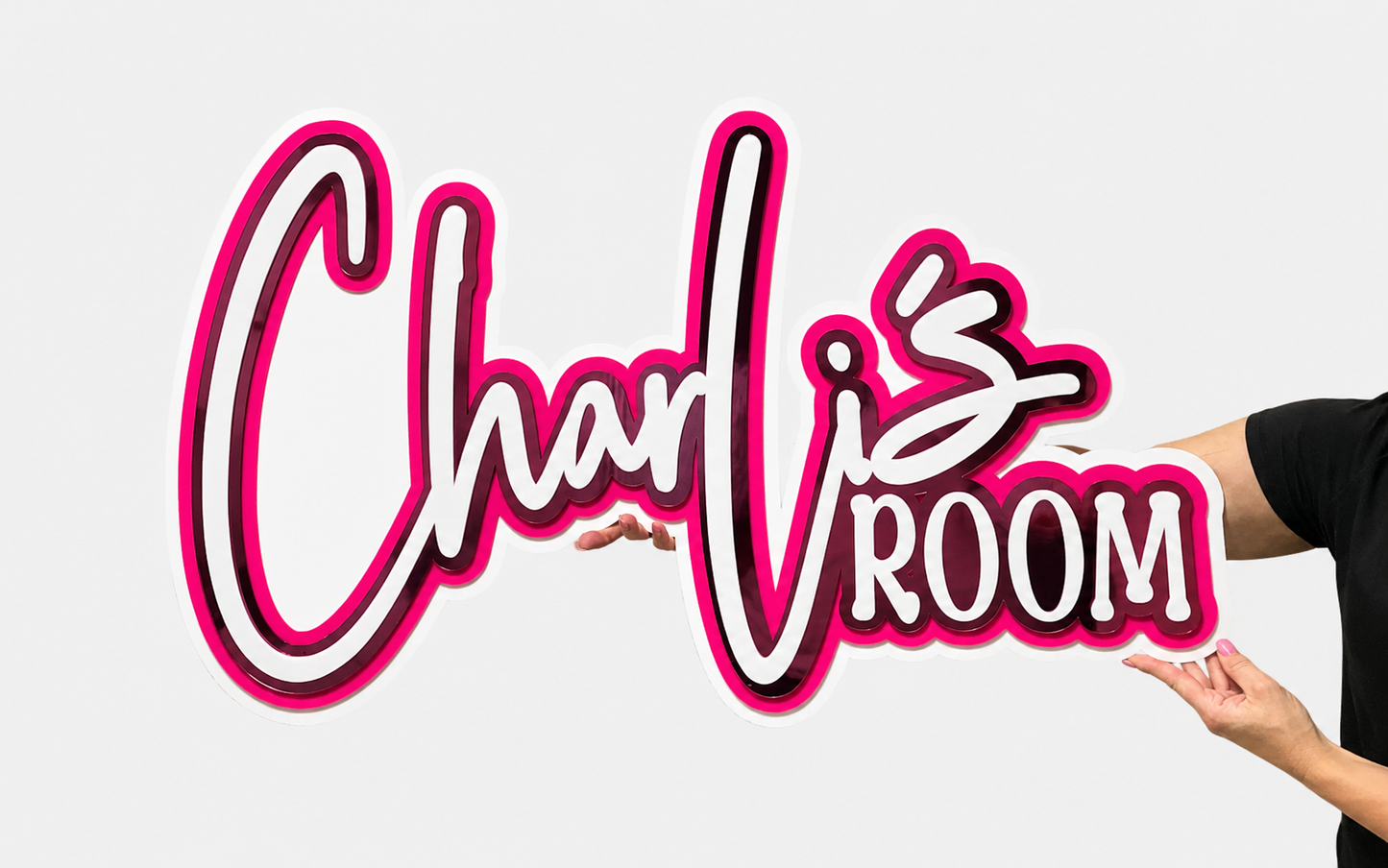XL ROOM NEON NAME SIGNS