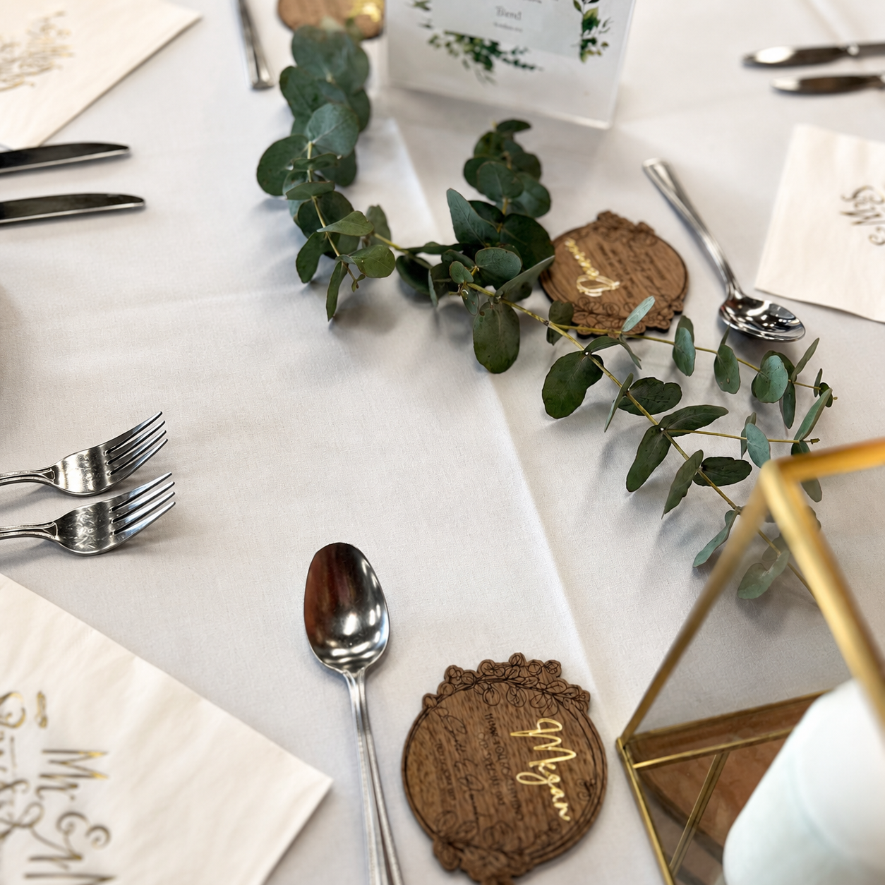 NAME CARD | FAVOUR KEEPSAKE - THE LUXE COLLECTION - EUCALYPTUS