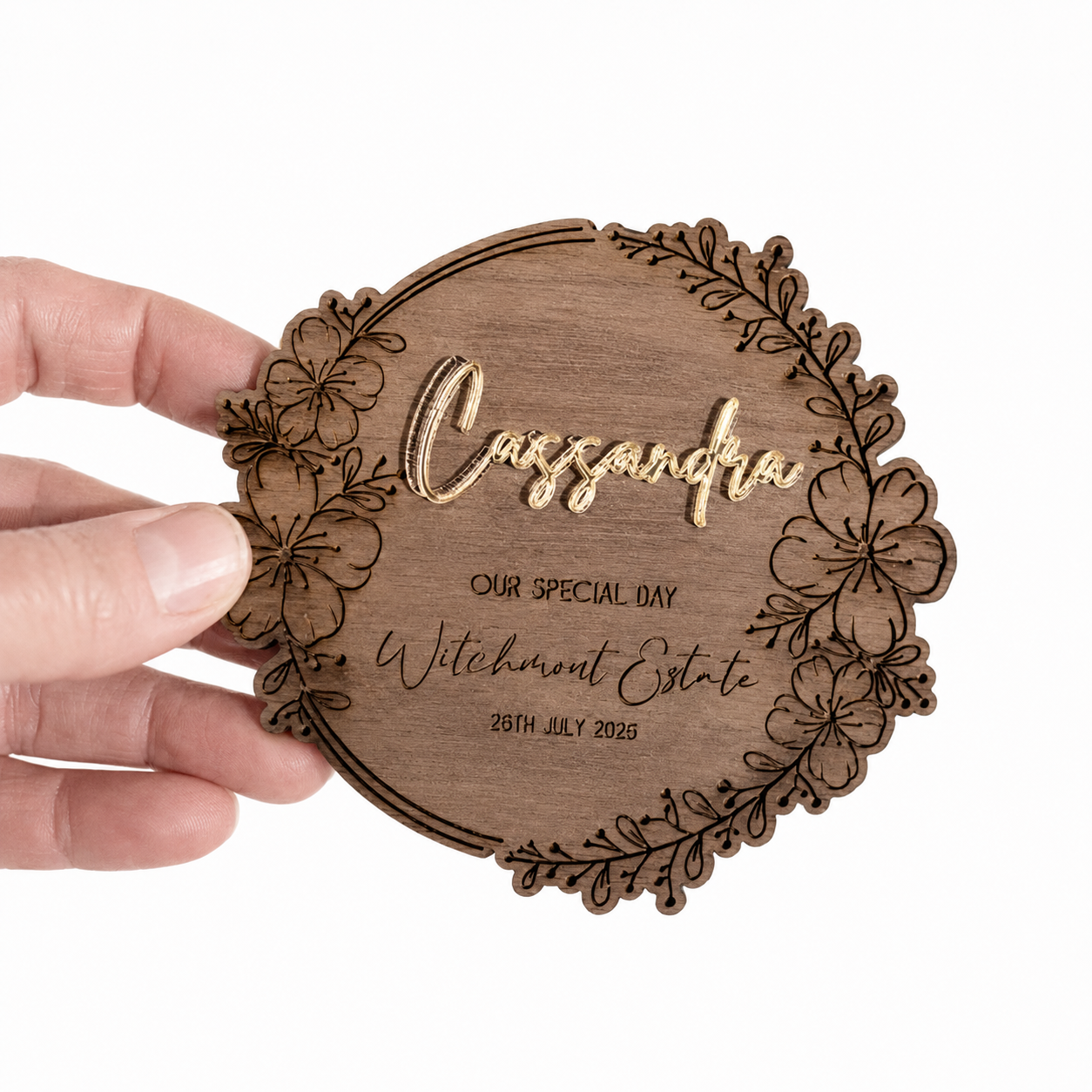 NAME CARD | FAVOUR KEEPSAKE - THE LUXE COLLECTION- CHERRY BLOSSOM