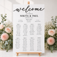 GUEST SEATING CHART - NOIR & BLANC COLLECTION