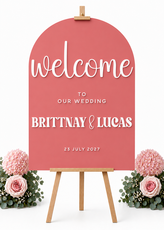 WELCOME SIGN - FLORAL COLLECTION