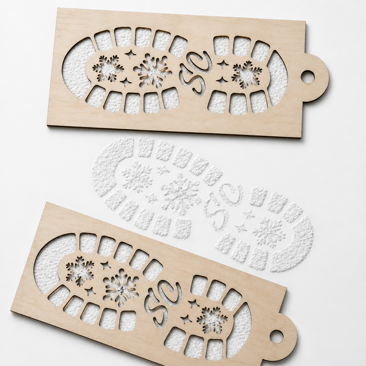 SANTA BOOT STENCIL
