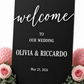 WELCOME SIGN - NOIR & BLANC COLLECTION - BLACK