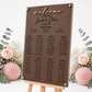 GUEST SEATING CHART - THE LUXE COLLECTION - BLACK