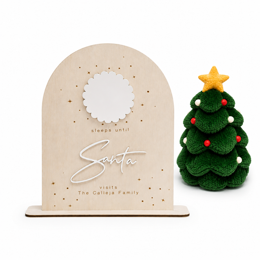 SLEEPS UNTIL SANTA VISITS