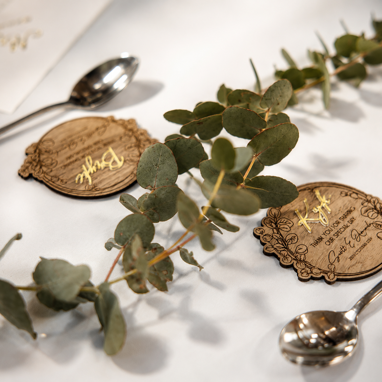 NAME CARD | FAVOUR KEEPSAKE - THE LUXE COLLECTION - EUCALYPTUS