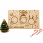 DEAR SANTA WOODEN TRAY- COSY NIGHTS