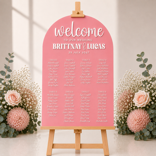 GUEST SEATING CHART - FLORAL COLLECTION