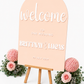 WELCOME SIGN - FLORAL COLLECTION