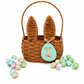 PERSONALISED EGG / WOODEN BASKET TAG - SET OF THREE