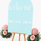 WELCOME SIGN - FLORAL COLLECTION