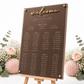GUEST SEATING CHART - LUXE COLLECTION - WHITE