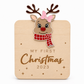 MY FIRST CHRISTMAS [2026] PLAQUE - REINDEER GIRL