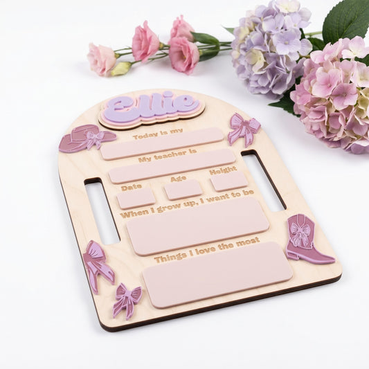ARCH WESTERN FIRST / LAST DAY BOARD - PINK MIRROR