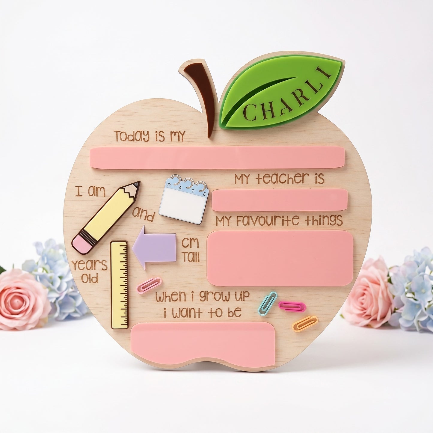 APPLE FIRST / LAST DAY BOARD