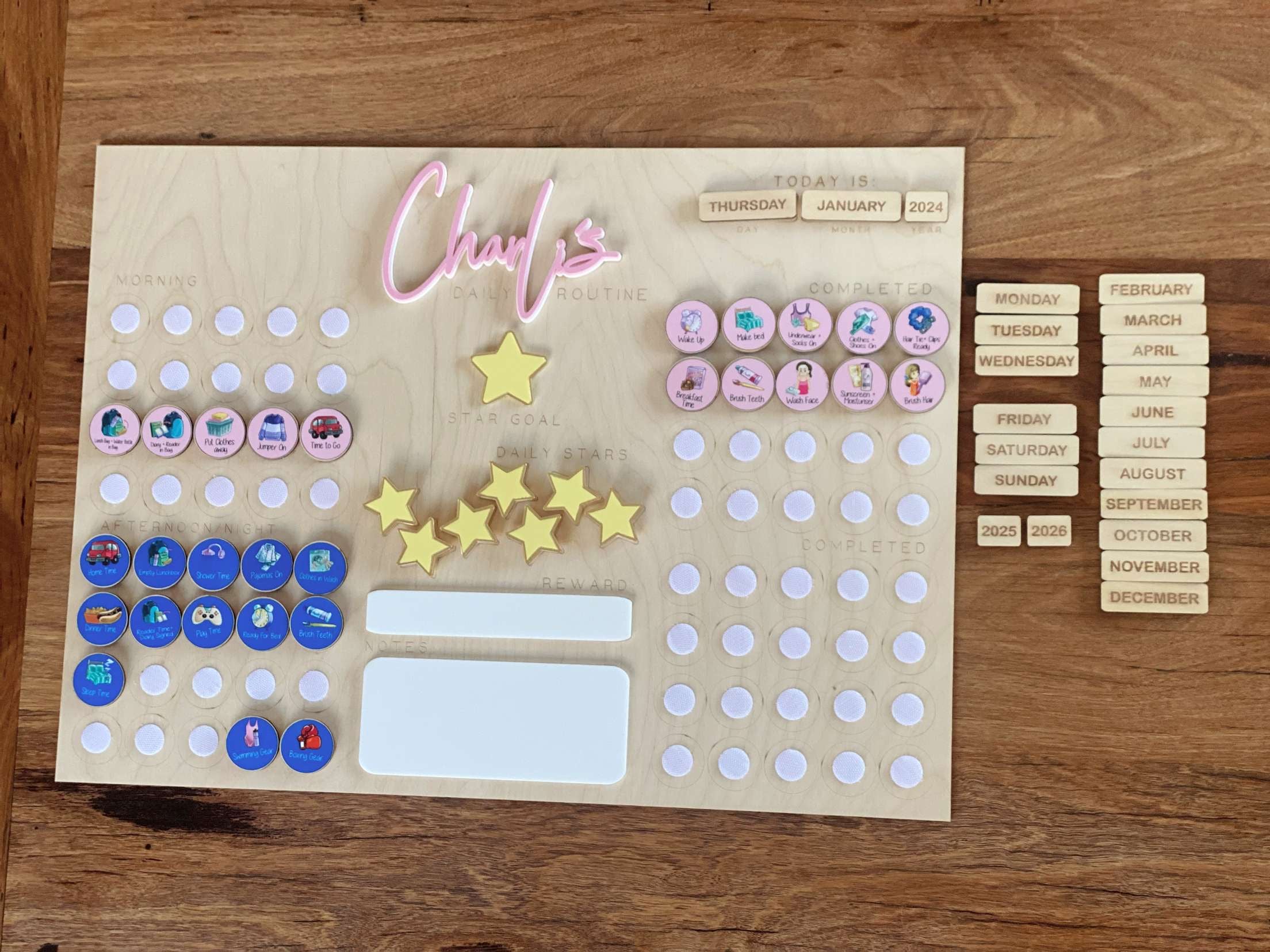 PERSONALISED ROUTINE BOARDS – sis please