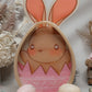 PINK PRINTED BUNNY EGG HOLDER