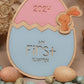 'MY FIRST EASTER' EGG PLAQUE - MULTICOLOURED