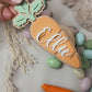 CARROT BASKET TAG - ACRYLIC NAME