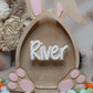 PERSONALISED EASTER BUNNY EGG HOLDER