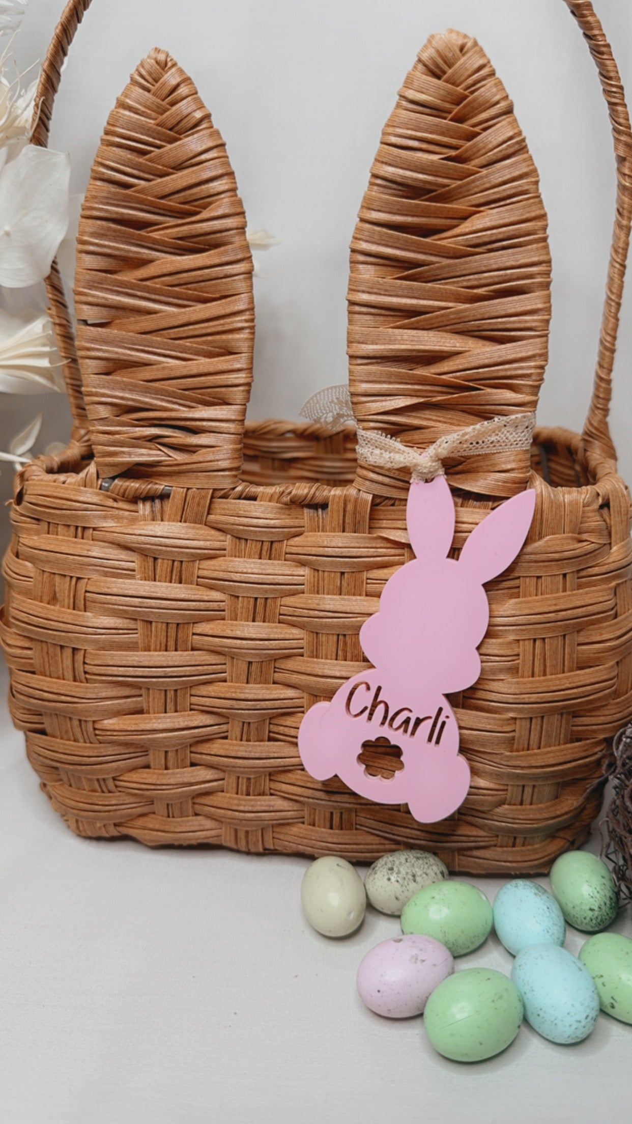 PERSONALISED ACRYLIC BUNNY - ASSORTED SHAPE