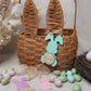 ACRYLIC / WOODEN BUNNY BASKET TAGS - SET OF THREE