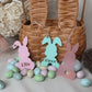 PERSONALISED ACRYLIC BUNNY SET OF THREE