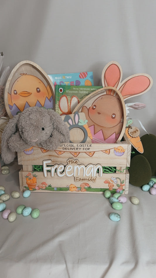 PERSONALISED EASTER DELIVERY CRATE