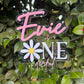 IS ONE DERFUL- PERSONALISED DAISY CAKE TOPPER