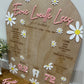 ONE -DERFUL DAISY BIRTHDAY MEMORY BOARD - SINGLE PHOTO