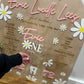 ONE -DERFUL DAISY BIRTHDAY MEMORY BOARD - SINGLE PHOTO