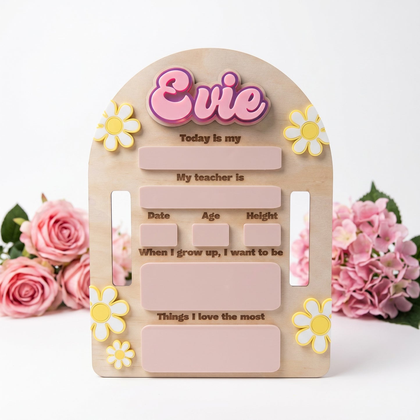 ARCH DAISY FIRST / LAST DAY BOARD