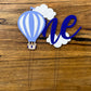 ONE-DER THE CLOUDS - FIRST BIRTHDAY CAKE TOPPER