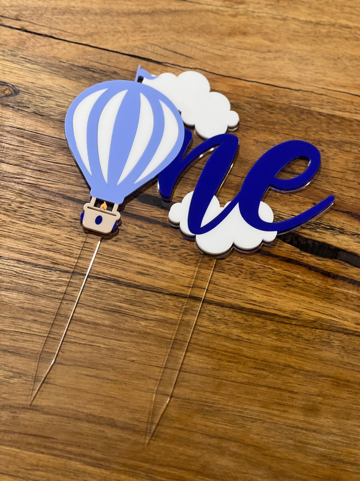 ONE-DER THE CLOUDS - FIRST BIRTHDAY CAKE TOPPER