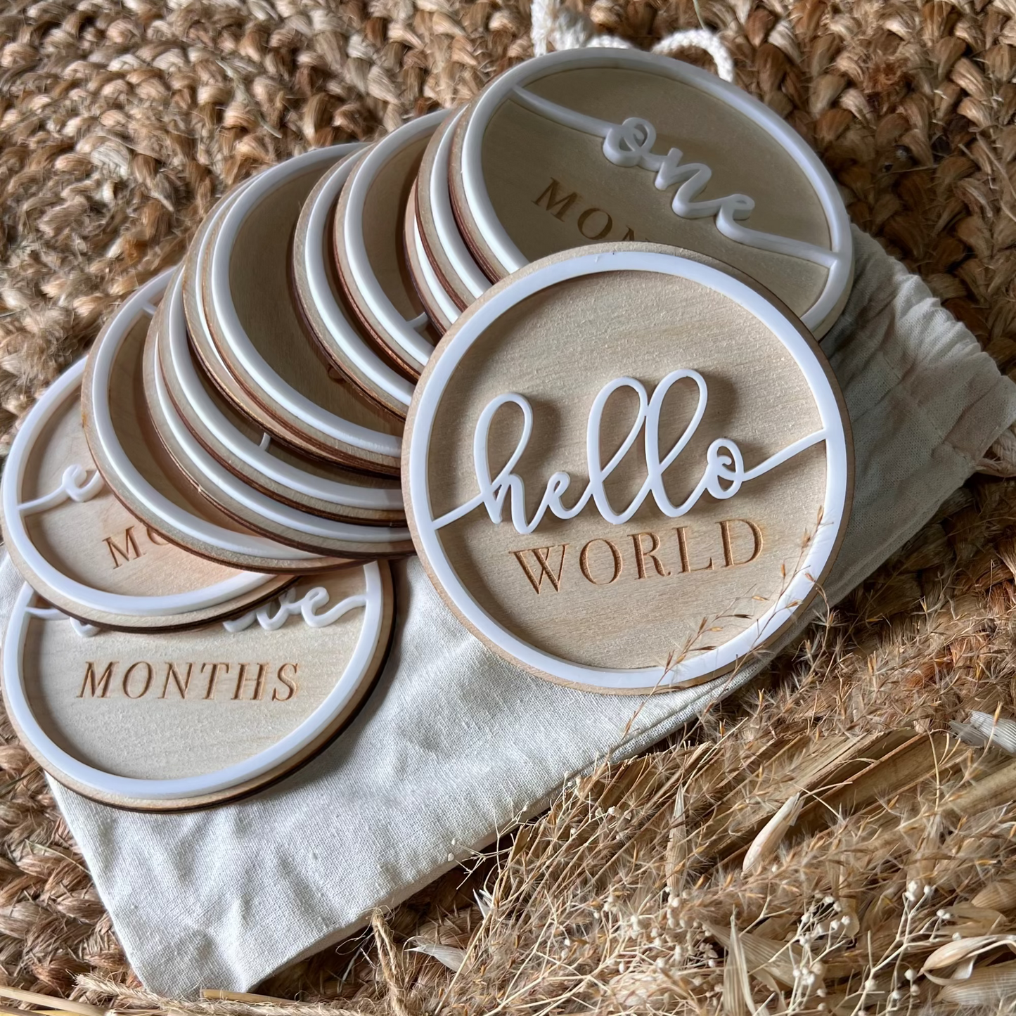 MILESTONE DISCS MEADOW - WHITE