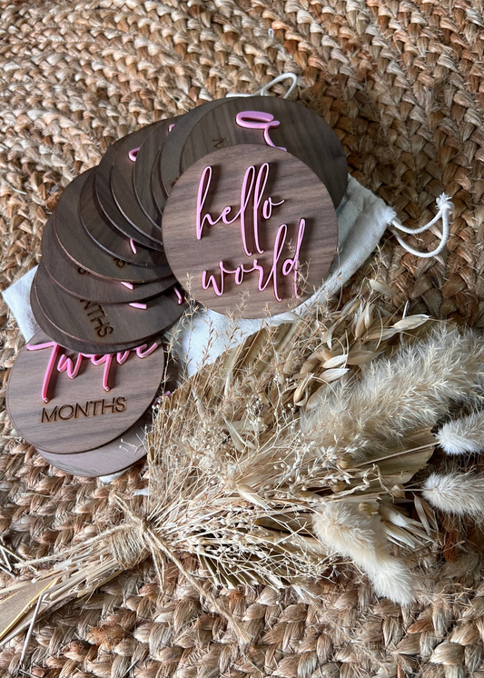 MILESTONE DISCS - MARSHMALLOW