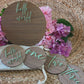 MILESTONE DISCS - PISTACHIO & BIRTH ANNOUNCEMENT SET