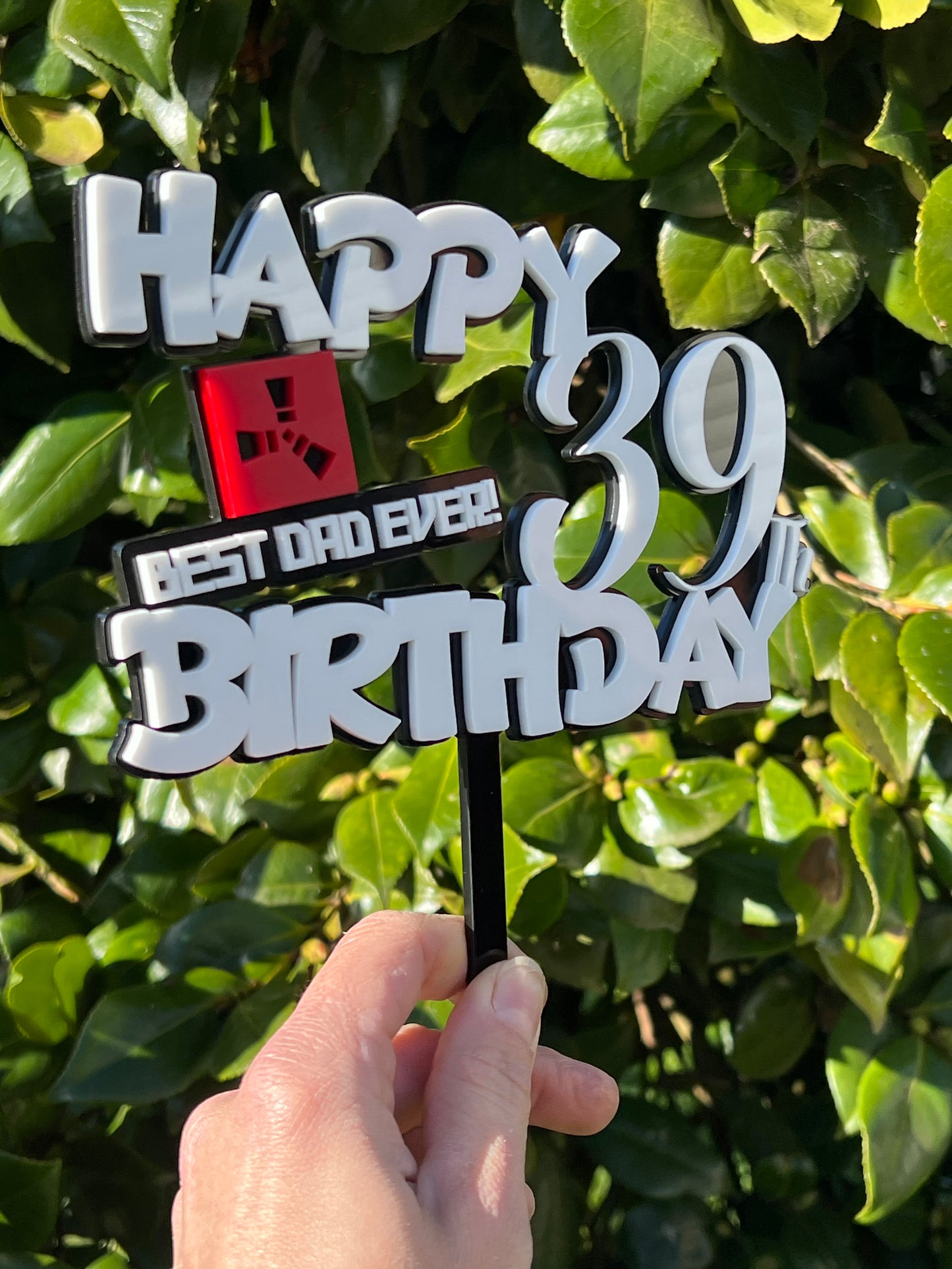 RUST INSPIRED - GAMING PERSONALISED CAKE TOPPER