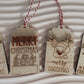 GIFT CARD HANGING ORNAMENTS SET OF FOUR