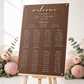 GUEST SEATING CHART - THE LUXE COLLECTION - WHITE