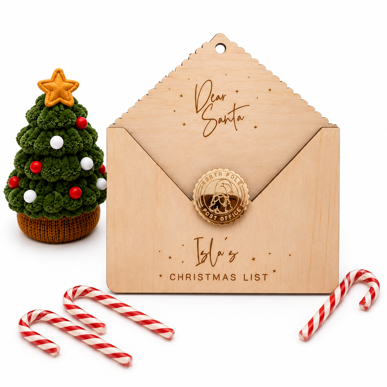 LETTER TO SANTA ORNAMENT